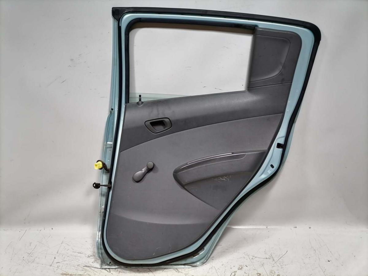 Chevrolet Spark original T&uuml;r hinten rechts GJS Ice Teal Rohbau Bj.2012